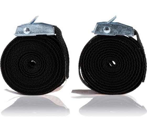 Изображение товара Ремень для крепления багажа Alca 2 шт, 2,5 м, 25 мм, быстрый зажим 406000