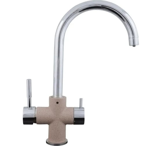 Изображение товара Кухонный смеситель Zigmund & Shtain 1800 топленое молоко ЦБ-00000768