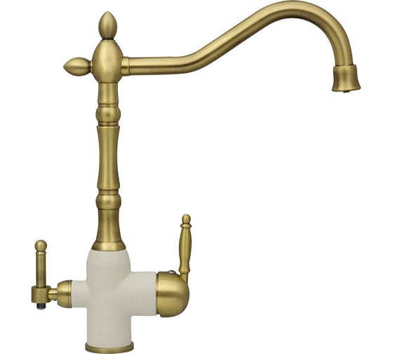 Изображение товара Кухонный смеситель Zigmund & Shtain 1900b индийская ваниль ЦБ-00000793