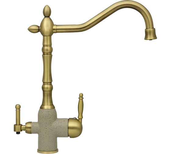 Изображение товара Кухонный смеситель Zigmund & Shtain 1900b речной песок ЦБ-00000788