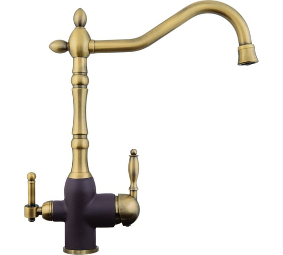 Изображение товара Кухонный смеситель Zigmund & Shtain 1900b швейцарский шоколад ЦБ-00000784