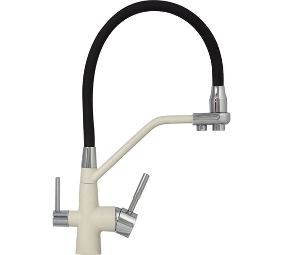 Изображение товара Кухонный смеситель Zigmund & Shtain 2200 индийская ваниль ЦБ-00000805