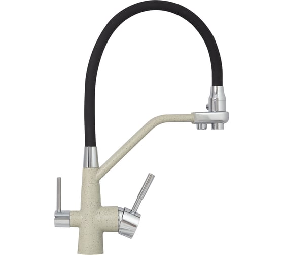 Изображение товара Кухонный смеситель Zigmund & Shtain 2200 речной песок ЦБ-00000811