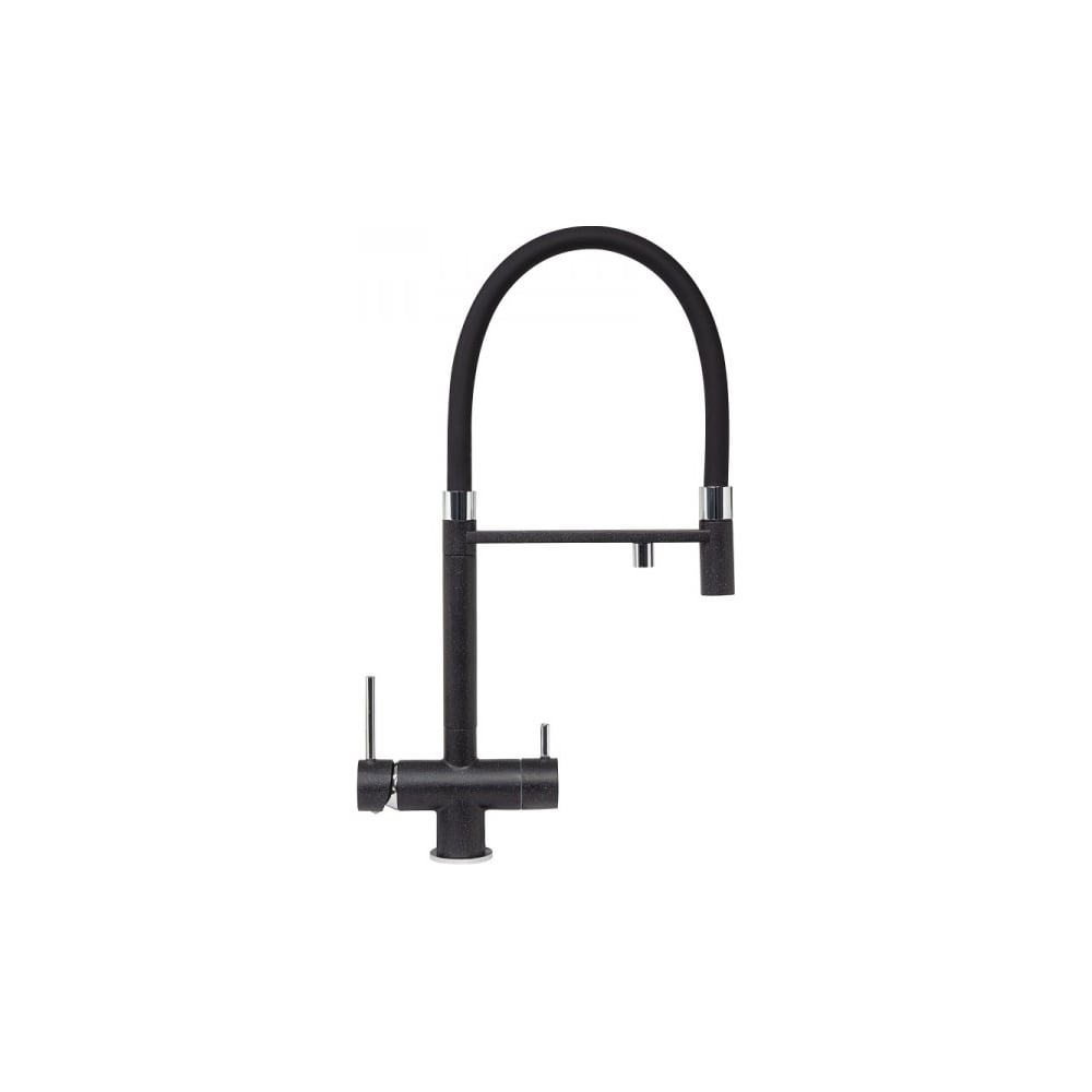 Изображение товара Кухонный смеситель Zigmund & Shtain 2300 темная скала настольный однорычажный