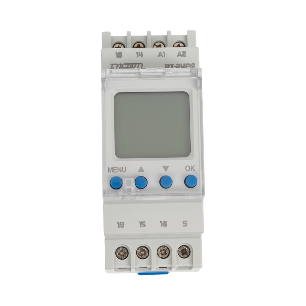 Изображение товара Многофункциональное цифровое реле времени Engard RT-24FG2-100H на DIN-рейку