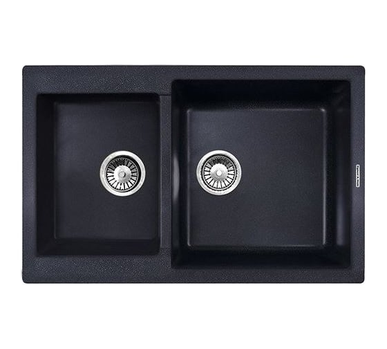 Изображение товара Кухонная мойка Zigmund & Shtain rechteck 400.275 темн.скала ЦБ-00000484