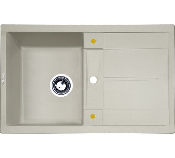 Изображение товара Кухонная мойка Zigmund & Shtain rechteck 780 речн.песок ЦБ-00000542