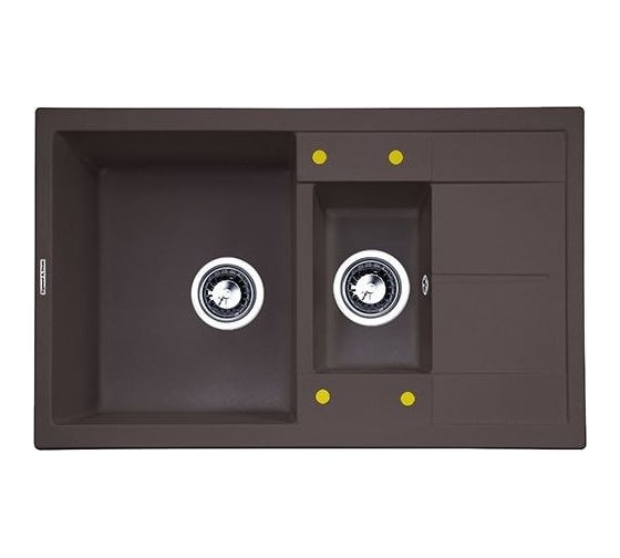 Изображение товара Кухонная мойка Zigmund & Shtain rechteck 780.2 швейц.шоколад ЦБ-00000557