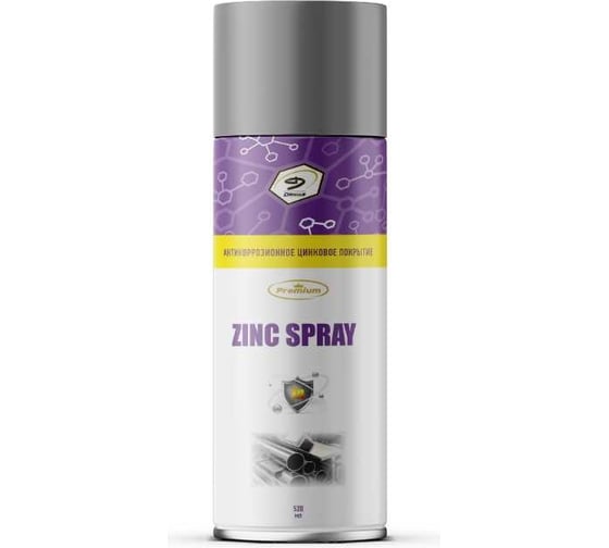 Изображение товара Антикоррозионное цинковое покрытие Denzol’s ZINС-L0500, баллон 520 мл DZ0002