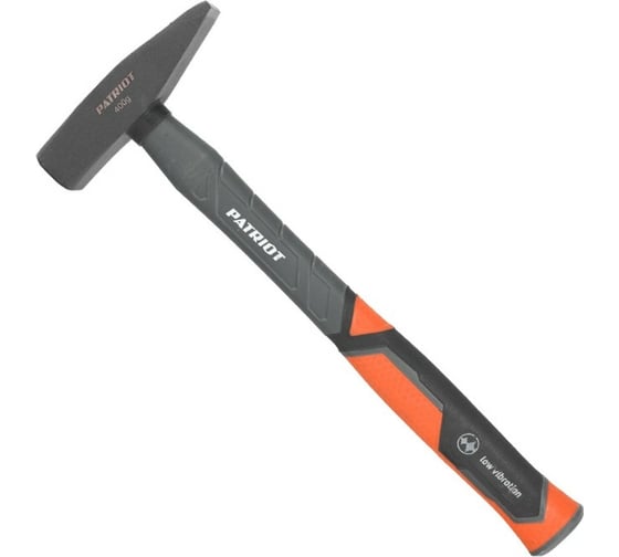 Изображение товара Слесарный молоток с фибергласовой рукояткой, 400г PATRIOT MHF-400 350001012