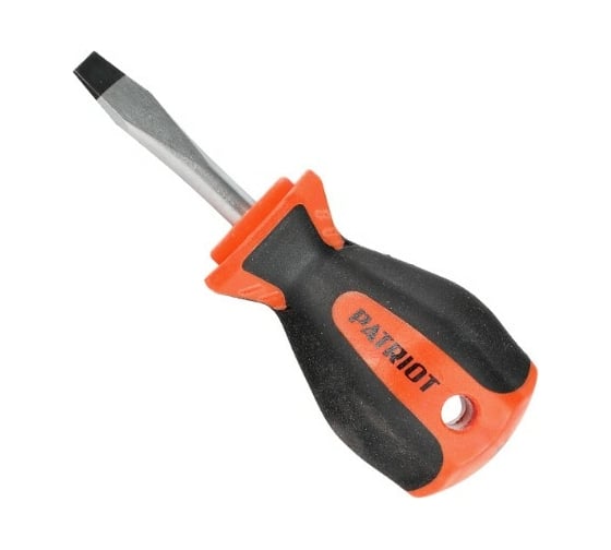 Изображение товара Отвертка SL6x38, CR-V,магнитная, 2-х компонентная рукоятка PATRIOT 350003163