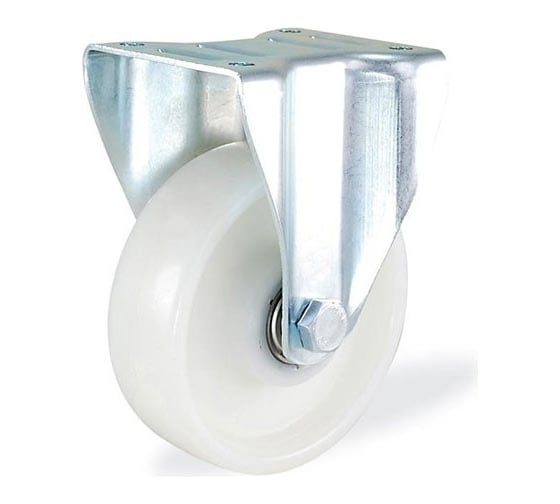 Изображение товара Неповоротная колесная опора 100 мм, 250 кг KAMA 3807-RPR-100