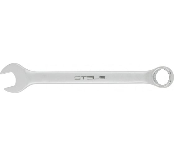 Изображение товара Комбинированный ключ 16 мм CrV, матовый хром STELS 15221