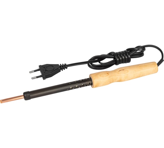 Изображение товара Паяльник ЭРА ЭПЦН с деревянной рукояткой 230 В 40 Вт Б0061031