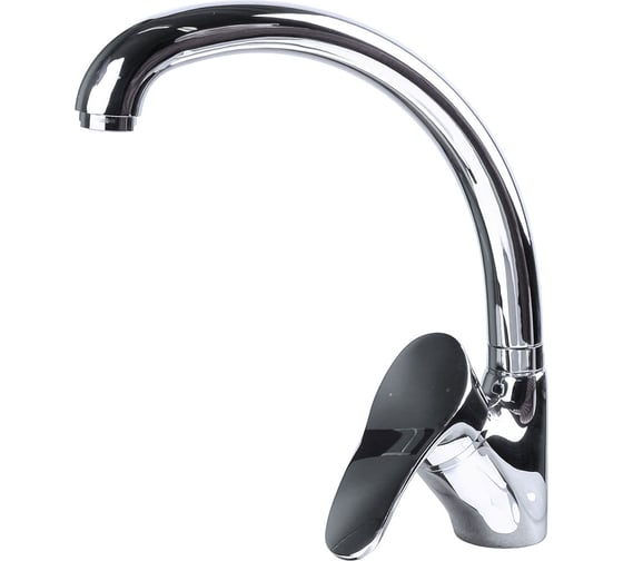 Изображение товара Кухонный смеситель Zigmund & Shtain 0300 нержавейка полированная ЦБ-00000611