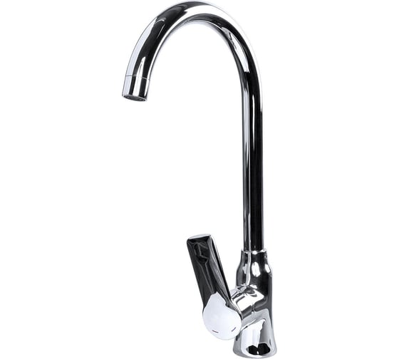 Изображение товара Кухонный смеситель Zigmund & Shtain 0400 нержавейка полированная ЦБ-00000632