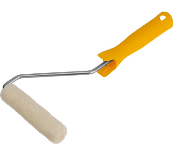 Изображение товара Мини-валик СИБРТЕХ в сборе Лаки 110 мм ворс 5 мм, D - 16 мм, D ручки - 6 мм, велюр 80592