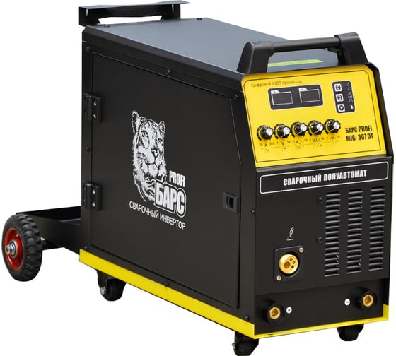 Изображение товара Сварочный полуавтомат БАРСВЕЛД Барс Profi MIG-307 DT 380 В, комплект СВ000016718