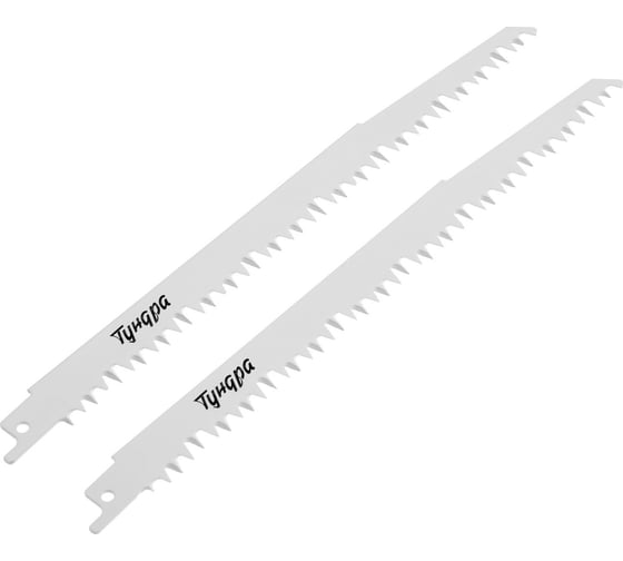 Изображение товара Полотна по дереву для сабельной пилы HCS, 215/240x5 мм, 2 шт ТУНДРА 6117011