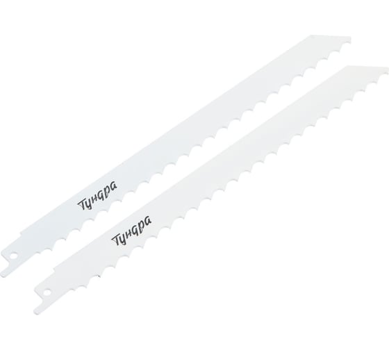 Изображение товара Полотна по дереву для сабельной пилы HCS, 200/227x8.5 мм, 2 шт ТУНДРА 6117010