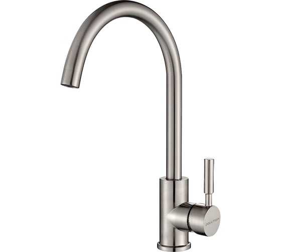 Изображение товара Смеситель для кухни Paulmark HOLSTEIN, брашированная сталь,  Ho212063-BS