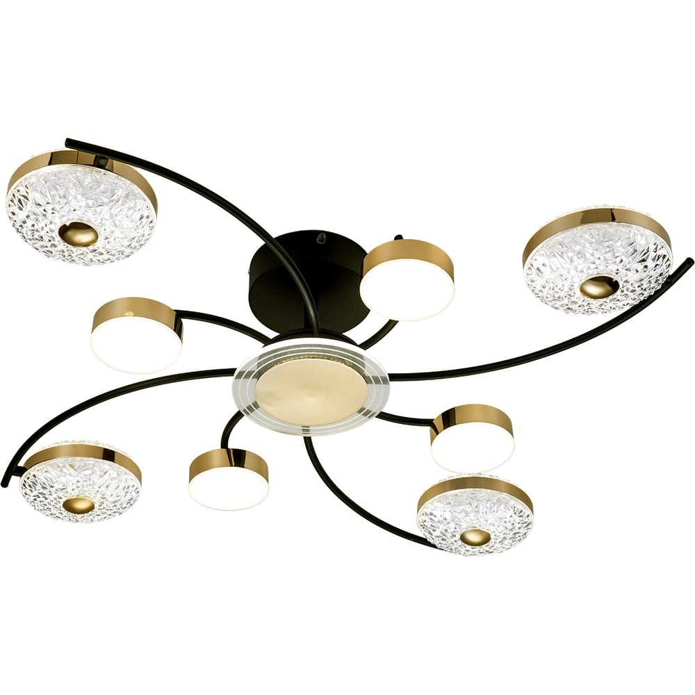 Изображение товара Потолочный светильник ESCADA 10208/8 LED*110W Black/Gold 10208/8LED Изображение товара Потолочный светильник ESCADA 10208/8 LED*110W Black/Gold 10208/8LED