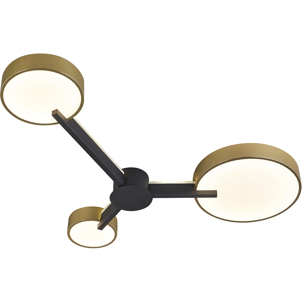 Потолочный светильник ESCADA 10209/3 LED*68W Gold/Black 10209/3LED
