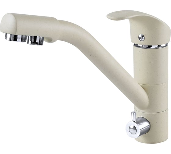 Изображение товара Кухонный смеситель Zigmund & Shtain 1100 каменная соль ЦБ-00000673