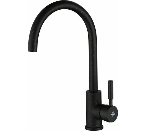 Изображение товара Смеситель для кухни Paulmark Holstein, черный, Ho212063-308