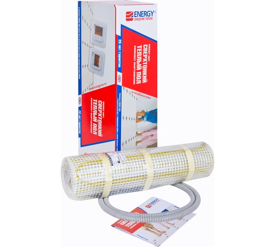 Изображение товара Теплый пол (мат) ENERGY 3,40 - 560 Вт к/т без термостата 00-УТ-00632