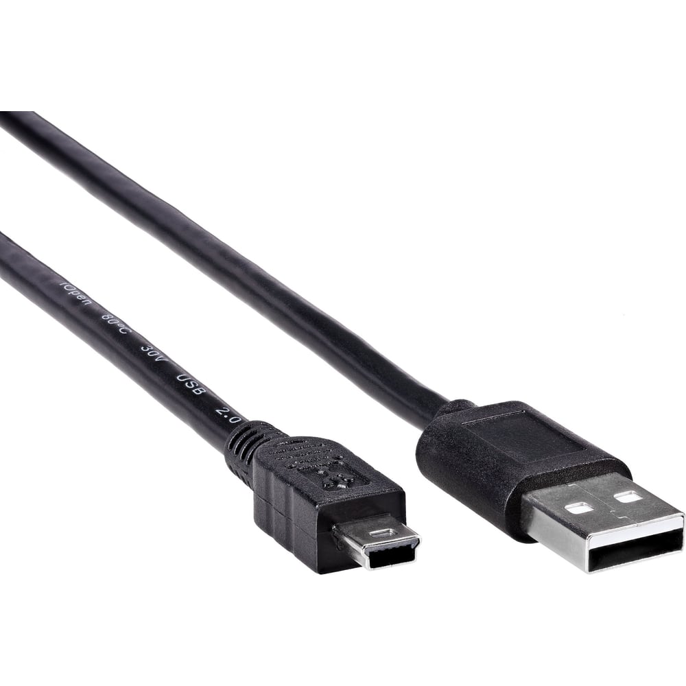 Изображение товара Кабель usb 2.0 a - mini usb 2.0 3м черный Qust ACU215A-3M