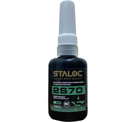 Изображение товара Фиксатор резьбовых соединений высокой прочности STALOC 2s70 10 мл 104408947