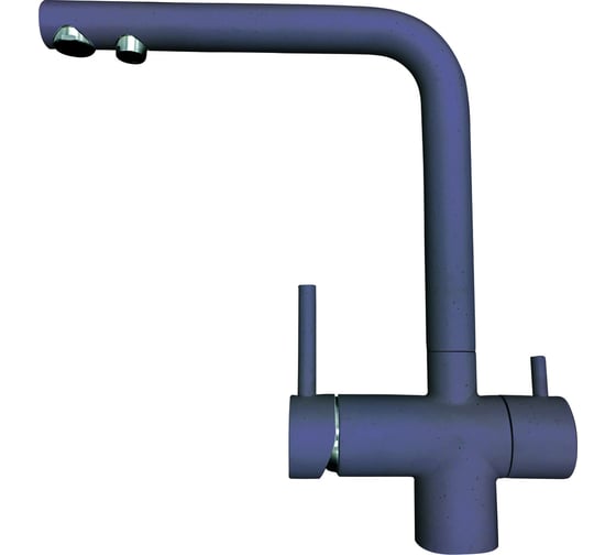 Изображение товара Кухонный смеситель Zigmund & Shtain 1300 темная скала ЦБ-00000711