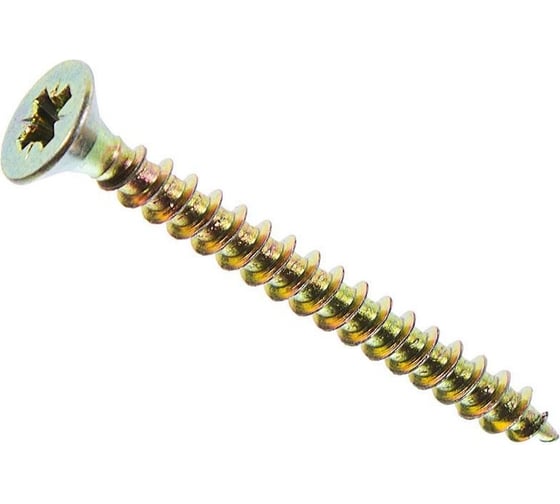 Изображение товара Шуруп VIPкрепеж жёлтый цинк, 5,0x40, 235 шт. 41384 VIPL