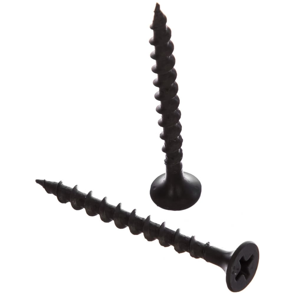 Изображение товара Саморез VIPкрепеж черный 3.5х35 мм крупная резьба 68 шт