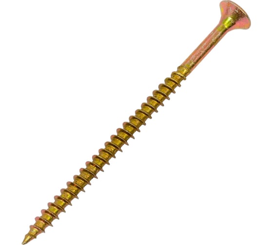 Изображение товара Шуруп VIPкрепеж жёлтый цинк, 5,0x80, 52 шт. 31394 VIPL
