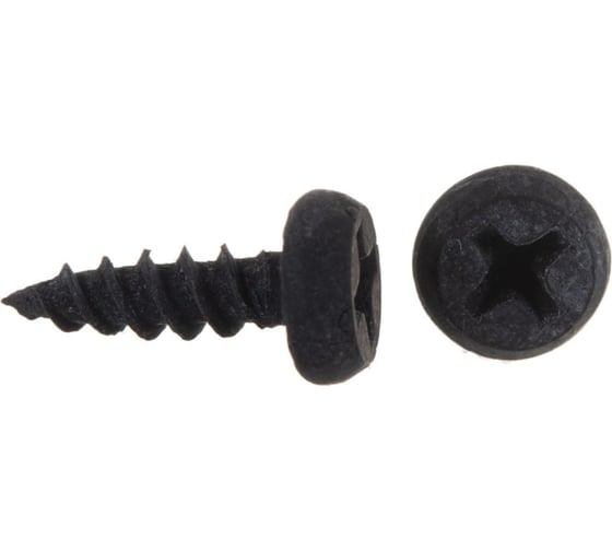 Изображение товара Саморез VIPкрепеж клоп, чёрный, острый, 3,5х11, 650 шт. 40201 VIPL