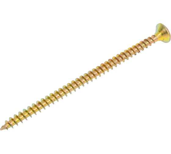 Изображение товара Шуруп VIPкрепеж жёлтый цинк, 5,0x90, 105 шт. 41396 VIPL