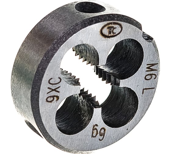 Изображение товара Метрическая плашка М 6.0х1.0, /LH/ левая 9ХС ТехноСталь t245030