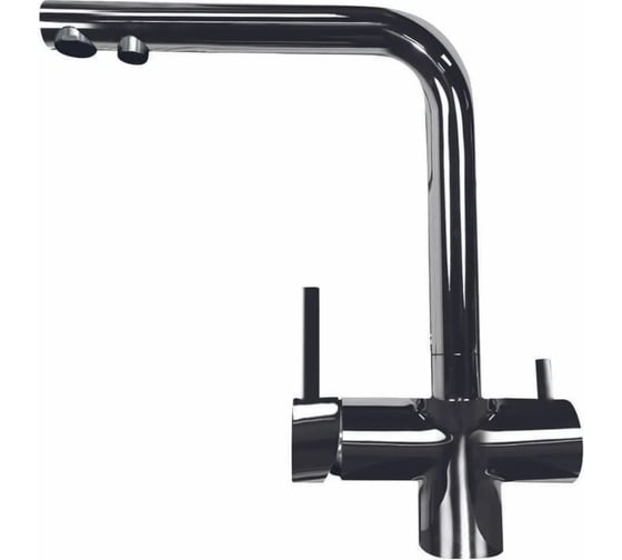 Изображение товара Кухонный смеситель Zigmund & Shtain 1300 нержавейка полированная ЦБ-00000713