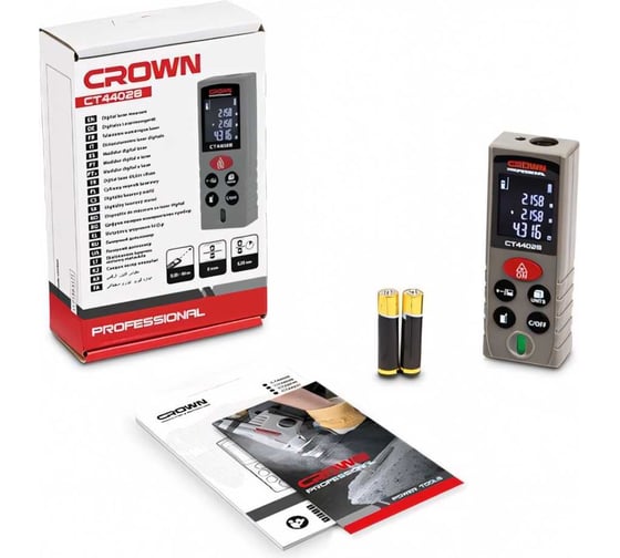 Изображение товара Лазерный дальномер CROWN CT44028
