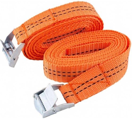 Изображение товара Ремень стяжной багажный Avto Vins 400кг, длина 4 метра, 2 шт. в уп. 7033234