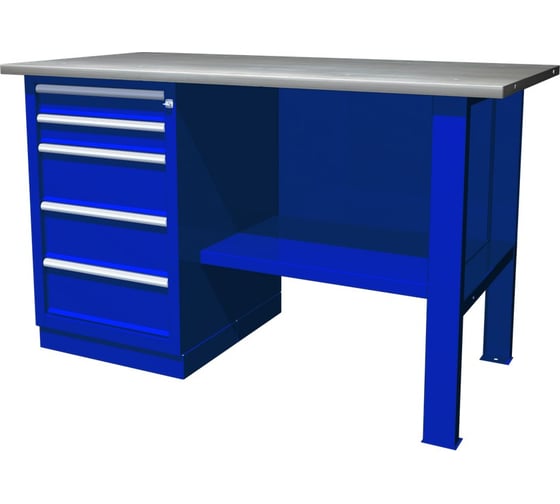 Изображение товара Верстак с тумбой, тумба с 5 ящиками Ombra OWB1-50 55920