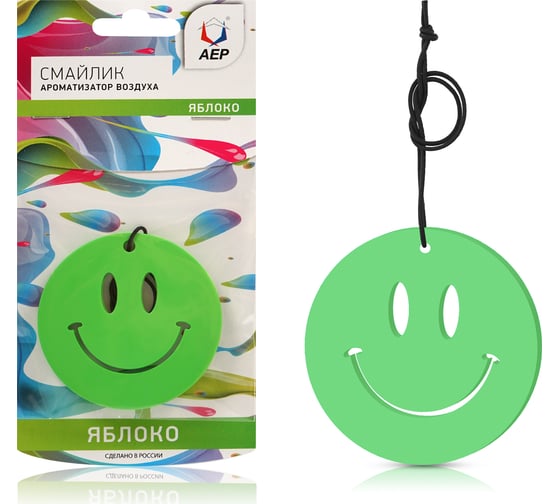 Изображение товара Ароматизатор АЕР "Смайлик" Яблоко А 2603