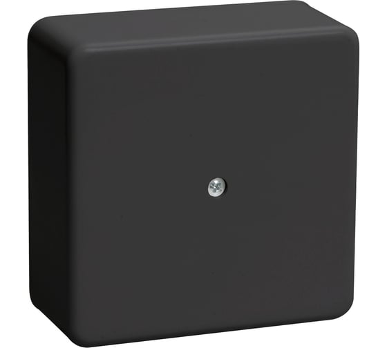 Изображение товара Распаячная коробка IEK км о/п 100x100x29мм черная UKO10-100-100-029-K02-E