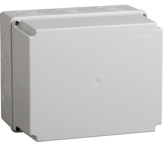 Изображение товара Распаячная коробка IEK км41273 о/п 240x195x165мм ip44 серая UKO10-240-195-165-K41-44