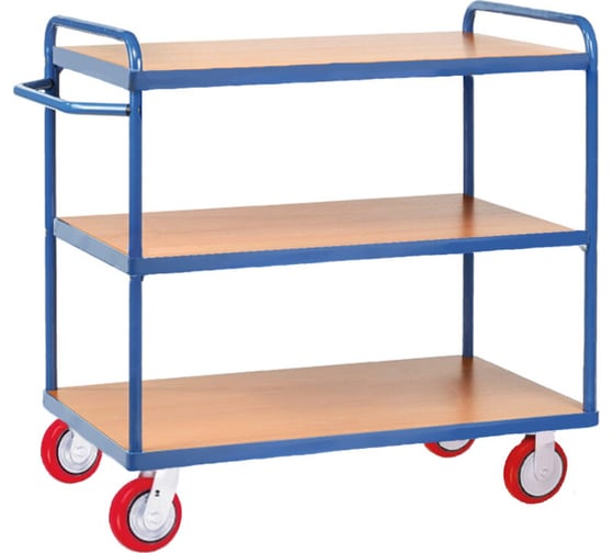 Изображение товара Платформенная тележка МосТележка 3-х ярусная, 820x1220 мм ТЯ3-12282