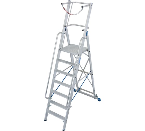 Изображение товара Стремянка с большой площадкой и дугой Krause STABILO 7 ступеней 127518