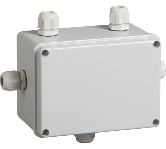 Изображение товара Распаячная коробка IEK км41331 о/п 150x110x85мм pg11 ip55 серая UKO10-150-110-085-K51-55