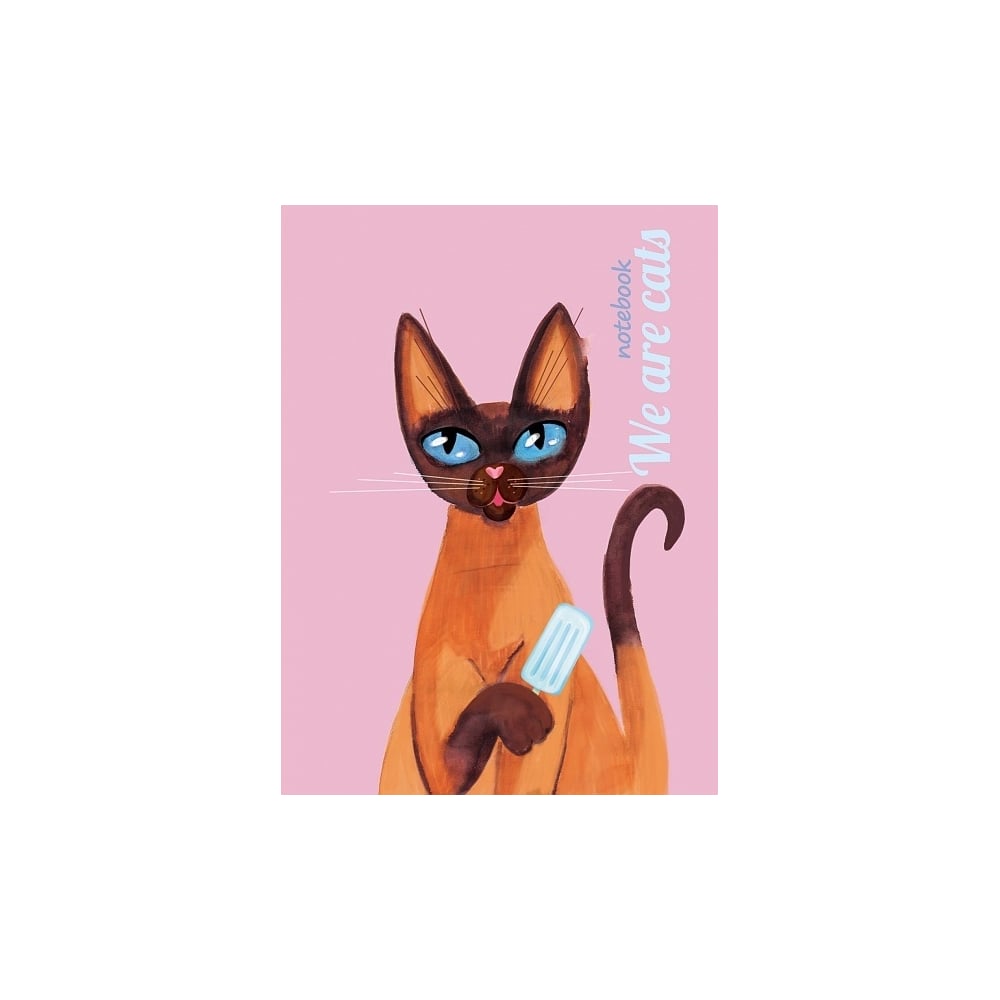 Изображение товара Бизнес-блокнот Hatber Мы-кошки 80 листов А6 с мягкой обложкой и клеткой